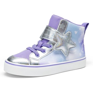 image:imageDREAM PAIRS Girls High Top Sneakers Star Casual ShoesPurple