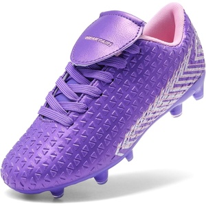 image:imageDREAM PAIRS Kids Outdoor Soccer CleatsLightPurplePink