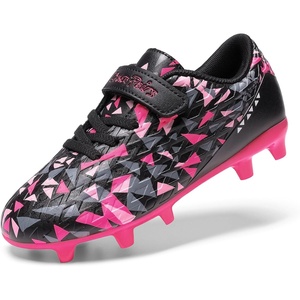image:imageDREAM PAIRS UnisexKids Soccer CleatsBlackHot Pink