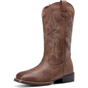 image:imageDREAM PAIRS Womens Cowboy Cowgirl Western BootsRich Brown