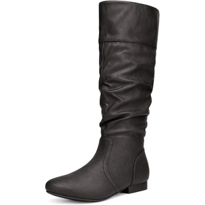 image:imageDREAM PAIRS Womens Knee High Winter Slouchy BootsBlackPu