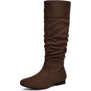 image:imageDREAM PAIRS Womens Knee High Winter Slouchy BootsDark Brown