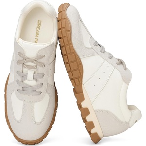 image:imageDREAM PAIRS Womens Retro Sneakers Walking Tennis ShoesGreyWhite