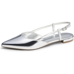 image:imageDREAM PAIRS Womens Slingback Dress Ballet FlatsSilverpat