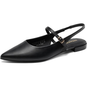 image:imageDREAM PAIRS Womens Slingback Dressy Mary Jane Ballet FlatsBlack