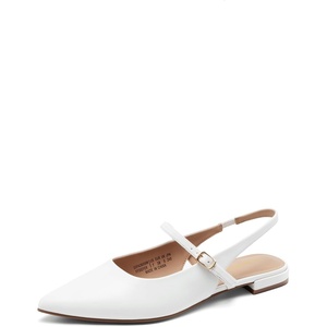image:imageDREAM PAIRS Womens Slingback Dressy Mary Jane Ballet FlatsWhite
