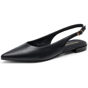 image:imageDREAM PAIRS Womens Slingback Dressy Pointed Toe Ballet FlatsBlack
