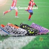 image:imageDREAM PAIRS Boys Girls Soccer CleatsBlackNeonGreen