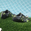 image:imageDREAM PAIRS Boys Girls Soccer CleatsBlackNeonGreen
