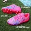 image:imageDREAM PAIRS Boys Girls Soccer CleatsFuchsiaPinkRoyalBlue