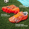 image:imageDREAM PAIRS Boys Girls Soccer CleatsOrangeDarkGreyYellow
