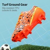 image:imageDREAM PAIRS Boys Girls Soccer CleatsOrangeDarkGreyYellow