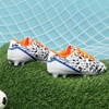 image:imageDREAM PAIRS Boys Girls Soccer CleatsWhiteRoyalBlueOrange