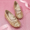 image:imageDREAM PAIRS Girls Dress Shoes Ballet FlatsGold