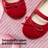 image:imageDREAM PAIRS Girls Dress Shoes Ballet FlatsRedpu