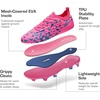 image:imageDREAM PAIRS Kids HighSpeed Soccer CleatsHot PinkBlue