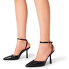 image:imageDREAM PAIRS Pointed Toe Heels Ankle Strap PumpsBlackpu