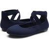 image:imageDREAM PAIRS Womens Ankle Straps Flats ShoesNavy