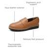 image:imageDREAM PAIRS Womens Loafers SlipOn Business Casual Work ShoesBrownpu