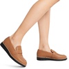 image:imageDREAM PAIRS Womens Loafers SlipOn Business Casual Work ShoesBrownpu