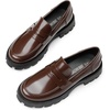 image:imageDREAM PAIRS Womens Penny Loafers Platform Chunky ShoesBrownpat