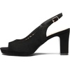 image:imageDREAM PAIRS Womens Slingback High Chunky Heels PumpsBlackSuede