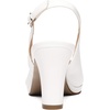 image:imageDREAM PAIRS Womens Slingback High Chunky Heels PumpsWhitePu