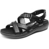 image:imageDREAM PAIRS Womens Arch Support Comfortable SandalsAll Black