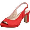 image:imageDREAM PAIRS Womens Slingback High Chunky Heels PumpsRedSuede