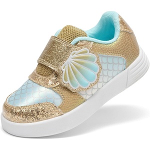 image:imageDREAM PAIRS Girls Sparkly Sneakers Cartoon ShoesGold