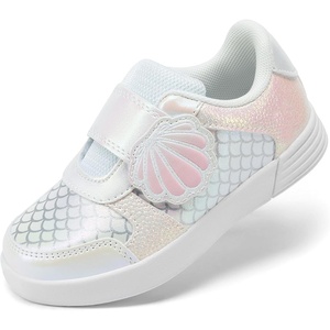 image:imageDREAM PAIRS Girls Sparkly Sneakers Cartoon ShoesWhite
