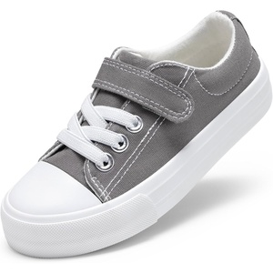 image:imageDREAM PAIRS Kids Sneakers School Hook and LoopsGrey