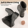 image:imageDREAM PAIRS Girls Combat Lace up Mid Calf BootsGrey