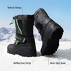 image:imageDREAM PAIRS Unisex Snow Waterproof Winter BootsBlackGreen