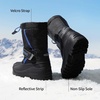 image:imageDREAM PAIRS Unisex Snow Waterproof Winter BootsBlackRoyal