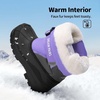image:imageDREAM PAIRS Unisex Snow Waterproof Winter BootsPurpleGrey
