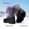 image:imageDREAM PAIRS Unisex Snow Waterproof Winter BootsPurpleGrey