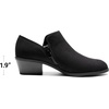 image:imageDREAM PAIRS Women Ankle Boots Chunky Heel Dress Booties ShoesBlacksuede
