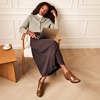 image:imageDREAM PAIRS Women Ankle Boots Chunky Heel Dress Booties ShoesBrownpu