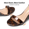 image:imageDREAM PAIRS Womens Comfort Block Heel SandalsTortoise