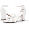 image:imageDREAM PAIRS Womens Comfort Block Heel SandalsWhitePearl