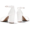 image:imageDREAM PAIRS Womens Comfort Block Heel SandalsWhitePearl