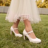 image:imageDREAM PAIRS Womens Dressy High Heels Mary Jane PumpsWhite