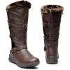 image:imageDREAM PAIRS Womens Knee High Boots Winter Warm BootsBrown