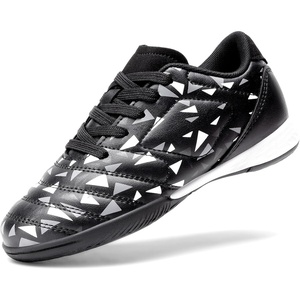 image:imageDREAM PAIRS Boys Girls Indoor Soccer ShoesBlackWhite