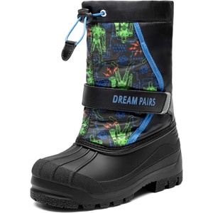 image:imageDREAM PAIRS Unisex Snow Waterproof Winter BootsBlueBlack