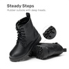 image:imageDREAM PAIRS Girls Ankle Combat Boots Boys Kid ShoesBlackPu