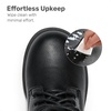 image:imageDREAM PAIRS Girls Ankle Combat Boots Boys Kid ShoesBlackPu