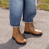 image:imageDREAM PAIRS Girls Ankle Combat Boots Boys Kid ShoesCamel