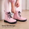 image:imageDREAM PAIRS Girls Ankle Combat Boots Boys Kid ShoesPink